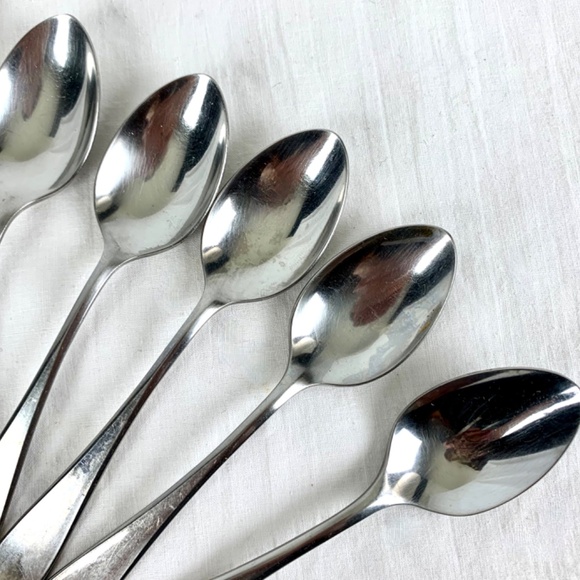 15 pc Gorham 1970s Georgetown Old Stainless Flatware Lot Forks Spoons Sm Knives - Picture 9 of 13